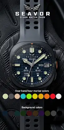 BLZ SEAVOR - Diver Watch Face screenshot 2