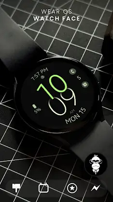 Battery v4 digital watch face screenshot 1