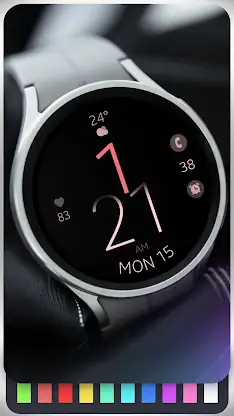Battery v4 digital watch face screenshot 4