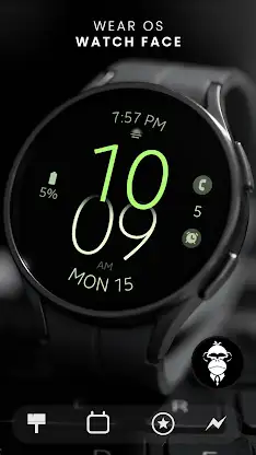 Battery v4 digital watch face screenshot 5