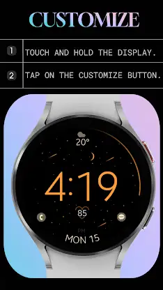Battery v6 minimal watch face screenshot 8