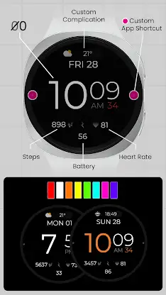Battery Digital Watch Face screenshot 3