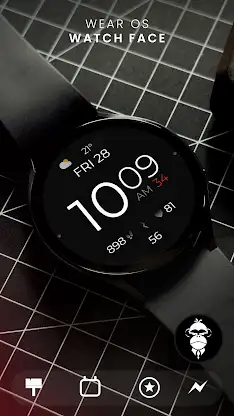 Battery Digital Watch Face screenshot 1