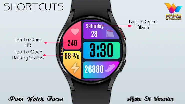 Color Fest Digital Watch Face screenshot 5