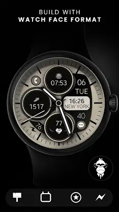 Modern Beige Analog Watch Face screenshot 6