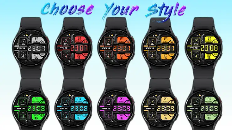 Digital Watch Face Sport screenshot 1