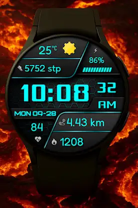 Digital Lumichron Watch Face screenshot 7