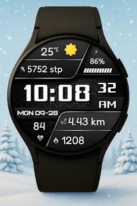 Digital Lumichron Watch Face screenshot 2