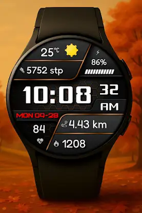 Digital Lumichron Watch Face screenshot 1