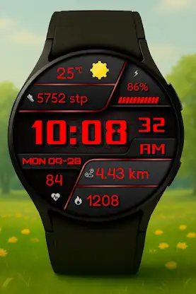 Digital Lumichron Watch Face screenshot 3