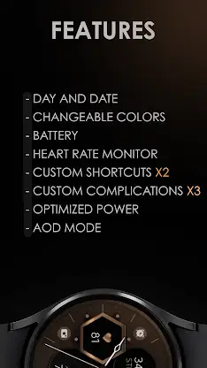 Dream 129 Bronze watch face screenshot 6