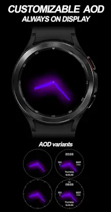 EY12 Purple Glow Watchface screenshot 7