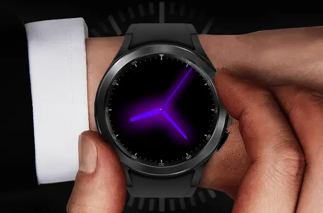 EY12 Purple Glow Watchface screenshot 2