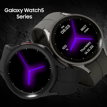 EY12 Purple Glow Watchface screenshot 6