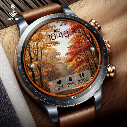 Autumn Forest Watch Face N006 screenshot 5