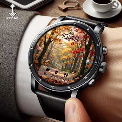 Autumn Forest Watch Face N006 screenshot 6