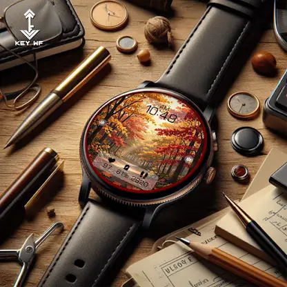 Autumn Forest Watch Face N006 screenshot 3