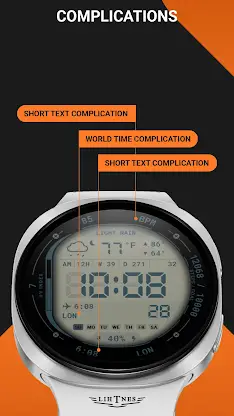Weather Dual Time Watch 002 screenshot 4