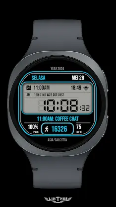 Retro Digital Watch Face 006 screenshot 1
