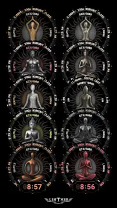 Yoga Watch Face 009 screenshot 2