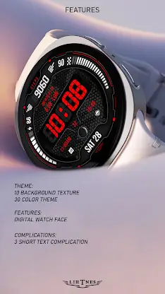Digital Watch Face 013 screenshot 3