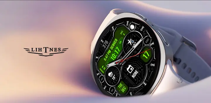 Hybrid Watch Face 014 — Android app banner