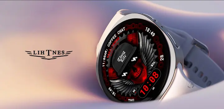Skull & Pistons Watch Face 023 — Android app banner