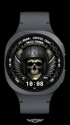 Skull & Pistons Watch Face 023 screenshot 1