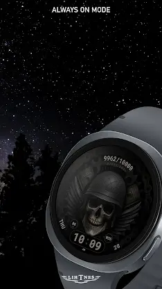 Skull & Pistons Watch Face 023 screenshot 6
