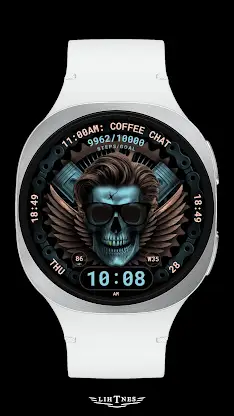 Skull & Pistons Watch Face 023 screenshot 3