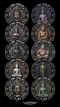 Buddha Watch Face 033 screenshot 2