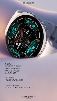 Hybrid Watch Face 034 screenshot 3