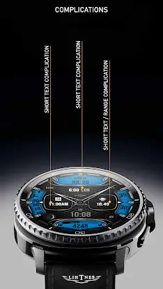 Hybrid Watch Face 034 screenshot 4