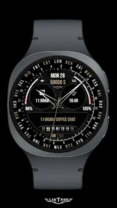 World Time Watch Face 038 screenshot 1