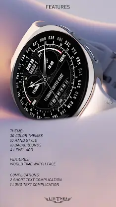 World Time Watch Face 038 screenshot 3