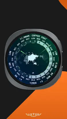 Worldtime Watch Face 039 screenshot 1