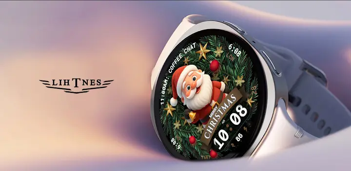 Santa Watch Face 076 — Android app banner