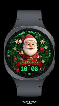 Santa Watch Face 076 screenshot 1