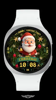 Santa Watch Face 076 screenshot 2