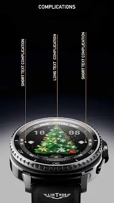 Christmas Tree Watch Face 083 screenshot 4