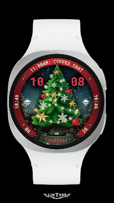 Christmas Tree Watch Face 083 screenshot 2