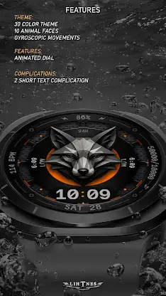 Beast Watch Face 102 screenshot 4