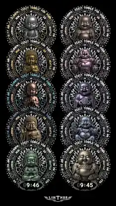 Baby Buddha Watch Face 103 screenshot 3
