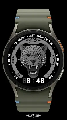 Paper Animals Watch Face 114 screenshot 2