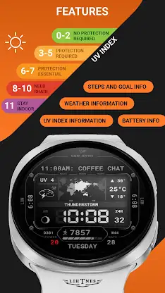 Geo-Sync Watch Face 118 screenshot 3