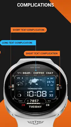 Geo-Sync Watch Face 118 screenshot 4