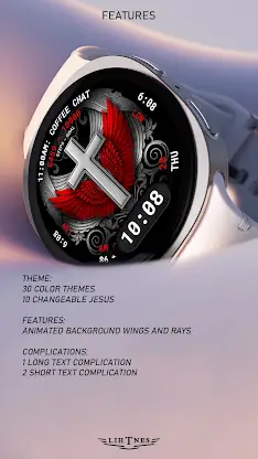 Jesus Watch Face 124 screenshot 4