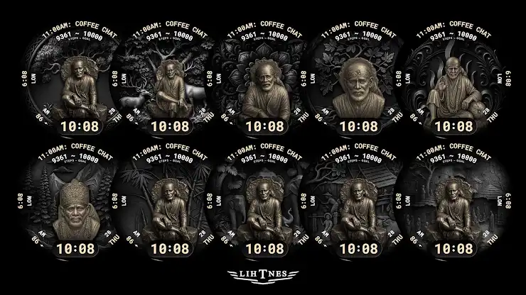 Sai Baba Watch Face 125 screenshot 2