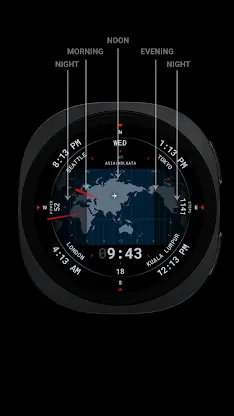 Time Atlas Watch Face 126 screenshot 4