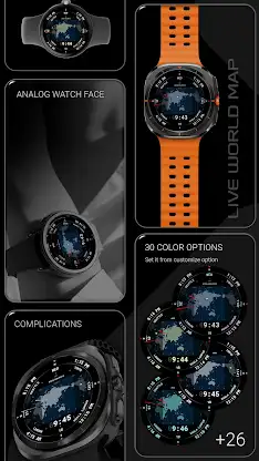 Time Atlas Watch Face 126 screenshot 2